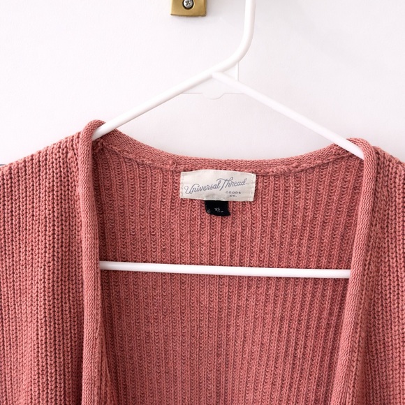 Universal Thread Dusty Rose Open-Front Cardigan - Picture 3 of 5